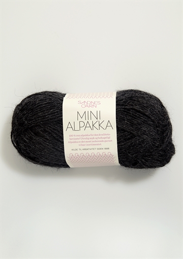Sandnes Mini Alpakka fv. 1088 koksgrå